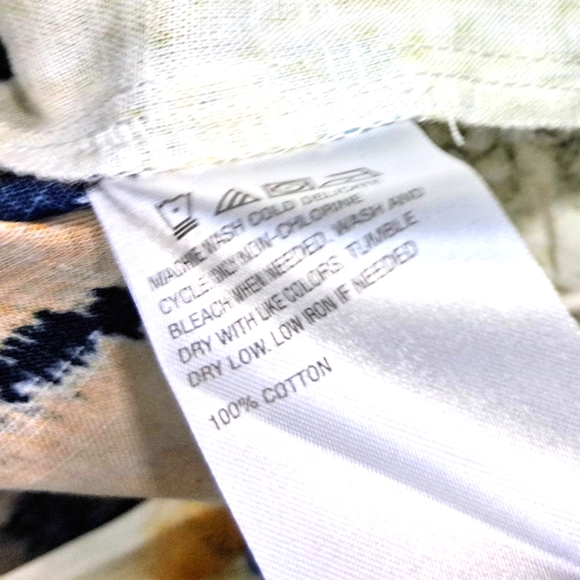 Iman XL Abstract Print 100% Cotton Cozy Blazer/Topper 3/4 Sleeve Never Worn - Picture 8 of 9